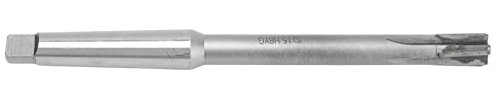 AMONIDA Reibahle, 15 mm Durchmesser 210 mm Länge Industrielle YG8 Wolframstahl Glatte gerade Kegelschaft Reibahlen für Maschinen für den Maschinenbau