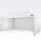 BRIMO Grillpavillon 100% Wasserdicht mit 3 Seitenteilen - 5 Jahre Garantie (3x4,5 m, Weiß)
