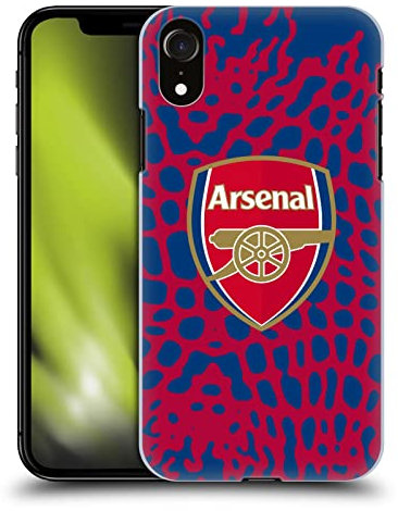 Head Case Designs Officially Licensed Arsenal FC Animal Pattern Logos Hard Back Case Compatible With Apple iPhone XR
