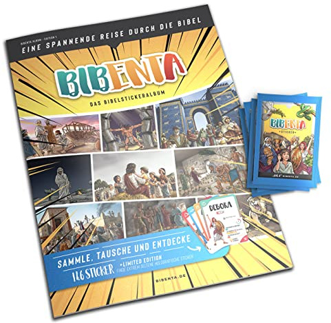 Bibenta Stickertüten Interaktive Kinderbibel (Starterpack mit 4 Stickertüten Booster)