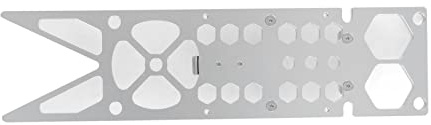 Rechtwinklige Führungsschiene für Die Holzbearbeitung, Edelstahl Material Aus Aluminiumlegierung, Graviermaschine für Offene Bretter, Hilfsschiene für Elektrische Kreissägen
