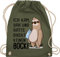 Turnbeutel Rucksack - Sprüche Statement - Hatte direkt keinen Bock - Faultier - Unisize - Olivgrün - sprüchen￼ kam sah trainingsbeutel mit witzigen sprüchen faultieren taschen spruch