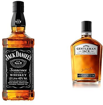Jack Daniel's Tennessee Whiskey Gift Tin, 1L & 's Gentleman Jack Tennessee Whiskey, 700ml