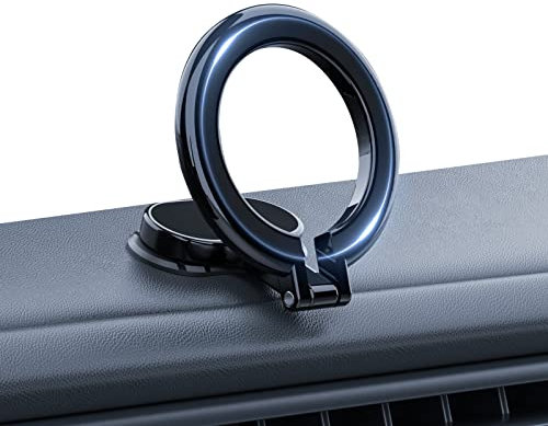 LINKWAY Magsafe Halterung Auto【40xN52 Stärkste Magnete】Entwickelt für iPhone 14/13/12 Serie Magsafe Autohalterung, Drehbar faltbar Magnetische Kfz Handyhalter Kompatibel Alle Smartphones