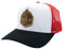 Crafton Big Mountain Mesh Trucker Cap - Baseball Cap - Unisex - atmungsaktiv - individuell verstellbar - für Damen und Herren Farbe: Black/White/Red