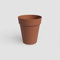 Artevasi Capri Pot High, Haut Pot Rond en Plastique, 56cm, Couleur: Terre Cuite