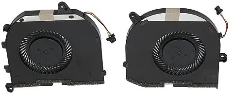 Garsent Laptop-Lüfter für Dell XPS 15 9570 7590 Serie 008YY9 0TK9J1, 4-poliger CPU-GPU-Kühler, DC 5 V 0,5 A CPU-GPU-Lüfter, Perfekter Ersatz (CPU- und GPU-Lüfter)