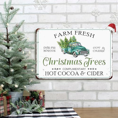 Farm Fresh Pine Tanne Fichte schneiden und tragen Weihnachtsbäume, gratis heißen Kakao und Apfelwein