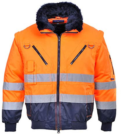 Portwest Cazadora 3 en 1 de alta visibilidad - PJ50