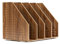 Keivmlvt Porte-documents en Bois Fabriqué à la Main : Ensemble d'Organiseurs de Bureau, Supports de Fichiers et Serre-livres - Parfait pour le Rangement