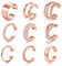 JeweBella 9Pcs Ear Cuff Set für Damen Fake Ohrringe Ohrklemme 14K Gold Earcuffs Einstellbar Ohrclips Damen Ohne Ohrlöcher Knorpel Ohrmanschette Clip Ohrringe Non Piercing Gold/Silber/Roségold/Schwarz
