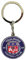 Toulouse Football Club Schlüsselanhänger, TFC-Wappen, offizielle Kollektion, violett, 8 x 4,5 cm