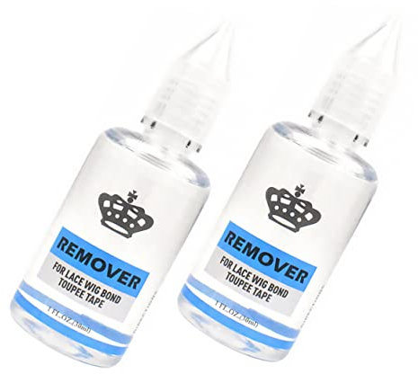 PENIKOKO 2piezas Removedor De Pegamento Para Pelucas Disolvente De Adhesivo Para Extensiones De Cabello Eliminador De Pegamento De Encaje Frontal Agua Removedora De Adhesivo Sin Residuos