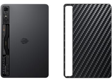 Genérico 2 Piezas Protector de pantalla Posterior, compatible con RedMagic Gaming Pad Pro 10.9 Tablet, Negro Película de Trasera Espalda Piel