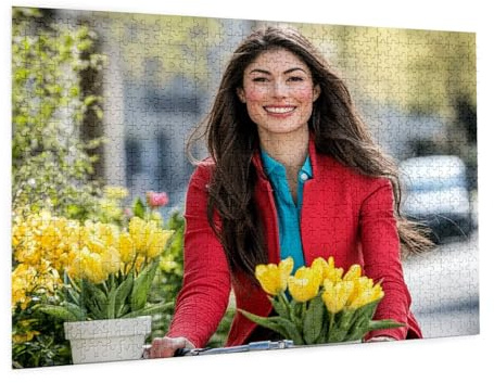 Personalisiertes Foto Puzzle Selbst Gestalten - Fotopuzzle mit Eigenem Bild (1000-5000 Teile) - Gestalte Selbst Puzzle, Personalisierte Geschenke mit Foto für Mama, Familie zum Geburtstag C-2940