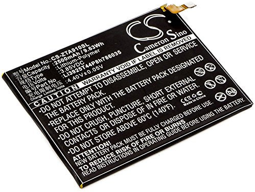 CS-ZTA910SL Akku 2500mAh Kompatibel mit [ZTE] BA910, Blade A512, Blade A910, A910 Dual, Dual SIM, V770, Z10, Z10 SIM LTE, BV0701, WiMAX 2+, Z861BL, Z862VL, Zfive 2017, ZFive L, ZFive L LTE, ZTU31, f