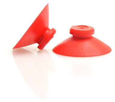 Kerafactum® – 4 ventose per spazzola per vetri – con grande superficie di aspirazione