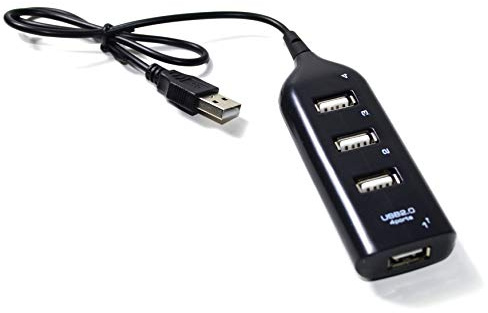 VAKOSS USB 2.0 Hub, 4 Ports. Suitable for devices such as mouse, keyboard, scanner, printer, network camera, PDA and other devices with USB ports