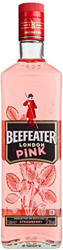 Beefeater Gin I Pink Strawberry I 1000 ml I 37,5% Volume I Gin aus London mit einer beerigen Fruchtigkeit