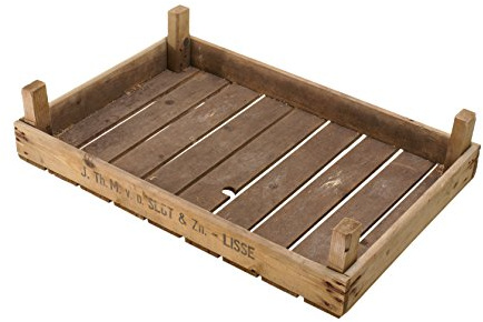 Vintage-Möbel24 GmbH 8 Stabile Holzsteigen 75x51x9cm - Rustikale Holzkiste als Wandregal Küchenregal Badregal Gewürzregal Regal Kistenregal Obstkistenregal - rustikale Obstkiste
