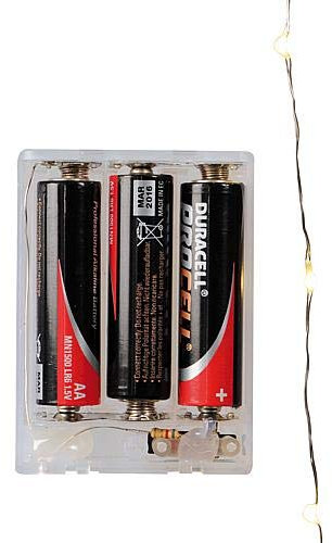 EGB LED-Microlichterkette 20 ww LED 30114 Batteriebetrieb