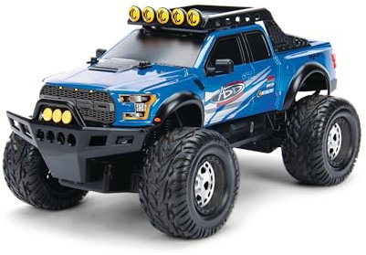 Dickie Toys RC 2017 Ford F-150 Raptor 4x4, RC Auto, Ferngesteuertes Auto mit Funksteuerung, Turbo, bis zu 14 km/h, Allradantrieb, inkl. Batterien, Maßstab 1:12, 29 cm, ab 6 Jahren