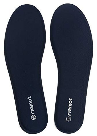 riemot Solette Memory Foam Uomo Donna, Soletta Scarpe per Stivali da Lavoro e Scarpe da Passeggio, Sport Solette per Assorbimento Degli Urti e Ammortizzazione, Comfort, Soffice Uomo Blu Navy 44 EU