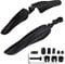 ePicsoa Bike Mudguard Set, Bicycle Mudguards Universal Full Cover Thicken Widen Bicycle Fenders Set, Front and Rear Mud Guard Portable Adjustable Bike Mudflap for Mountain Road Bike