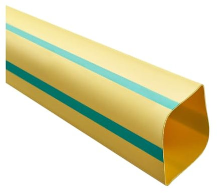 136191 Stex24 Schrumpfschlauch 3:1, Rolle mit 30,0m, grün/gelb 39,0/13,0mm, 1 1/2 Zoll, WSR3 Schrumpftemperatur mind. 70°C, vollständig bei mind. 100°C - 1 Stück