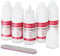 BOLASEN Nagelkleber Für Tips, 5 Stück 5g Nagelkleber Extra Stark Mit 1 Stück 100/180 Nagelfeile, Nägel Kleber Für Nägel, Nagelkleber Für Eingerissene Nägel, Nagelkleber Für Kunstnägel Zuhause & Salon