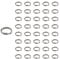 5mm 300pcs Split Rings Stainless Steel Double Loops Small Jump Ring Bulk Rings for DIY Arts Crafts Organization