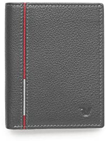 RONCATO Boston portafoglio verticale uomo pelle RFID (ANTRACITE)