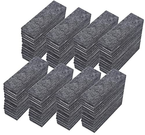 Wandschutz von Möbeln, 70 Stück Kopfteil-Stopper, Selbstklebender Kopfteil-Wandschutz schützt Wände vor Stößen, geeignet für Nachttisch, Schrank, Stuhl, Sofa (8,9 x 2,8 x 0,5 cm)