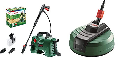 Bosch Home and Garden Hochdruckreiniger EasyAquatak 120 (1500 W, Druck: 120 bar, im Karton) & Bosch Terrasenreiniger Aufsatz Aquasurf 280 (Zubehör für Bosch Hochdruckreiniger, im Karton)