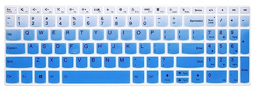 Lucocia Keyboard Cover for Lenovo 2022 2021 Yoga 7i 15.6 16, ideaPad Flex 5 15.6, ideaPad 5 15, ideaPad 3i 15, ideaPad Slim 7 7i 15 15.6, Flex 5 15, ThinkBook 15 G2 G3, ThinkBook 15p,US Layout-Blue