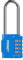 RESET-060 Candado de combinación de 4 dígitos con arco largo de 6,1 cm, candado impermeable para exteriores, ideal para taquillas de gimnasio, vallas, puertas, Azul Cielo