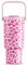 Meoky 32 oz Tumbler with Handle, Tumbler with Lid and Straw, Stainless Steel Travel Mug, 100% Leak Proof, Keeps Cold for 24 Hours, Fits in Car Cup Holder (Love)