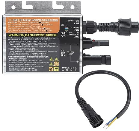 Topyond PVGS Photovoltaik Micro Grid Tie Wechselrichter Spannung Stromschutz 180 Watt 180W Reiner Sinuswellen-Wechselrichter