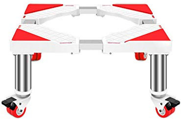 ruote per lavatrice rulli per elettrodomestici Supporto for lavatrice Base mobile regolabile for lavastoviglie Lunghezza/Larghezza 45-65 cm Supporto for mobili telescopico multifunzionale Base for con