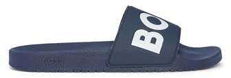 BOSS Herren Aryeh Slid In Italien gefertigte Slides mit großem Logo-Detail Größe