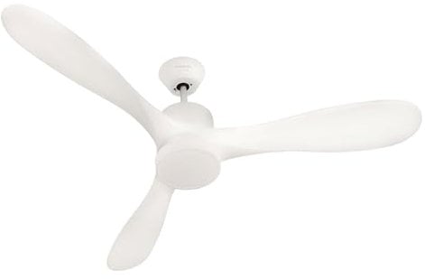 Taurus - Ventilador de Techo Fresko Pure 3B 40W | 3 Aspas | Diámetro 132cm | Motor DC | Ultrasilencioso | 3 Tipos de Luz | 6 Velocidades | Función Verano/Invierno | Temporizador 8h