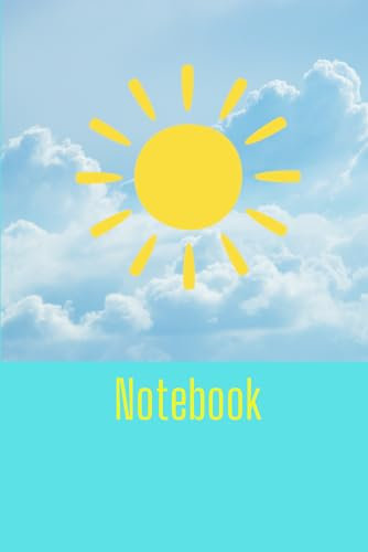 Sunny notebook: Lined journal, 120 Pages, 6 x 9