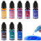 Highly Concentrate Candle Colour Dye - 8 Colours for Soy Wax, Oil-Based, Each 10ML