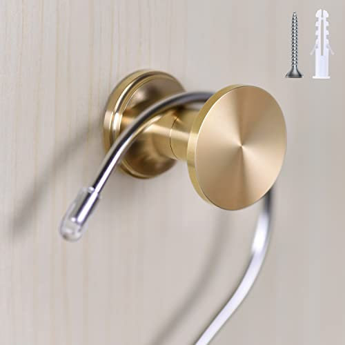 JPCRMOV Towel Hooks Bathroom Wall Hooks, Solid Core Brass Screw-Type Super Heavy Duty Wall Mount Coat Hanger Load, Capacity 90 Pounds