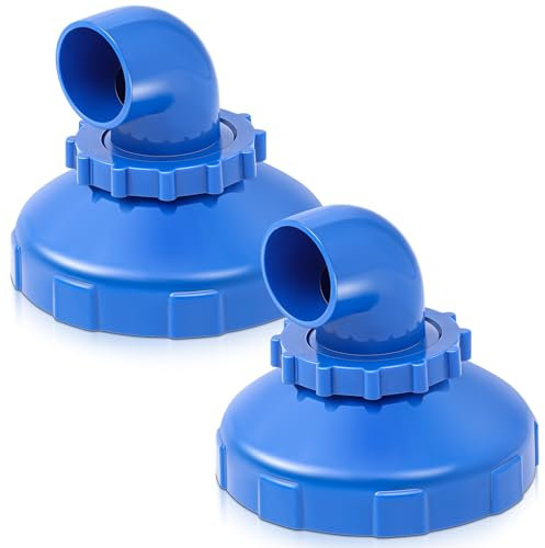 Baquler 2 Stück Pool Jet Düsen Düsen für Badewanne zu Hause 360° schwenkbar drehbare Pooleinlassdüse Fitting Schwimmbad Rücklaufstrahl Ersatzteil kompatibel mit Intex Spa Auslaufzubehör
