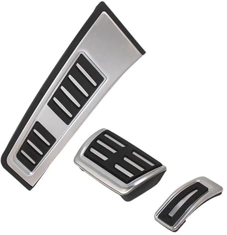 Auto Pedal Set Für A&udi A6 C8 4K Ab 2019 2020 AT Accelerator Gas Bremse Fußstütze Pedal Abdeckung Rechtslenker Edelstahl Auto Pedale Kit(3pcs)