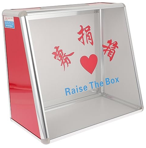 Operitacx Transparente Spendenbox Mit Schlitz Vorschlagsbox Für Kommentare Und Abstimmungen Stabil Und Langlebig Für Wohltätigkeitsaktionen Veranstaltungen Und Fundraising