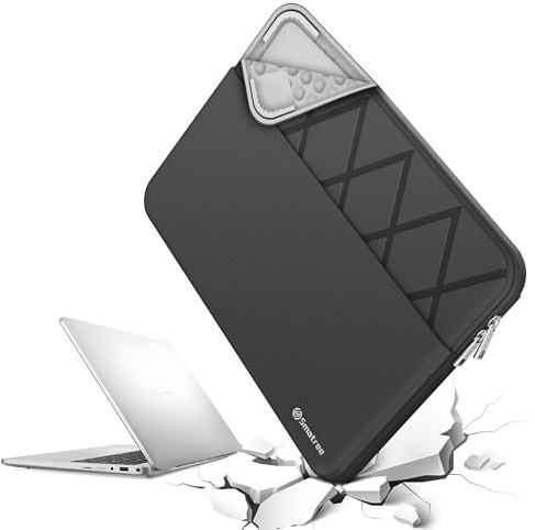 Smatree portátil Funda para 14 Pulgadas DELL Precision 5490/5470 Workstation, portátil Funda con Bolsillo para Accesorios, YKK Cremallera, antigolpes Patentado Diseño (E456)