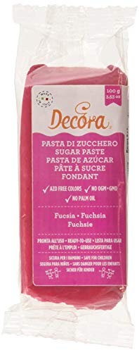 Decora 0310176 Pasta Di Zucchero Fucsia 100 G