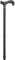 Designer Gehstock Gehhilfe Carbon-Derby Karo blau